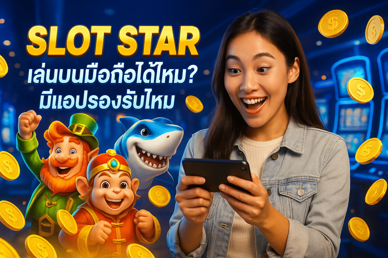 SLOT STAR เล่นบนมือถือได้ไหม? มีแอปรองรับไหม
