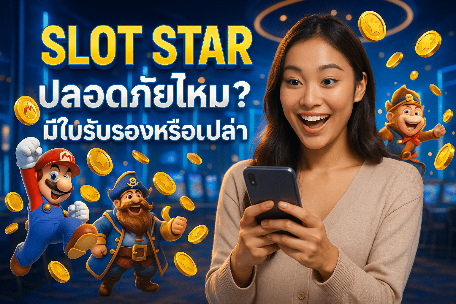 SLOT STAR ปลอดภัยไหม? มีใบรับรองหรือเปล่า